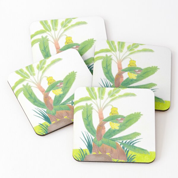 Item preview, Tropical Crested Bird in Banana Grove designed and sold by leticiartic.