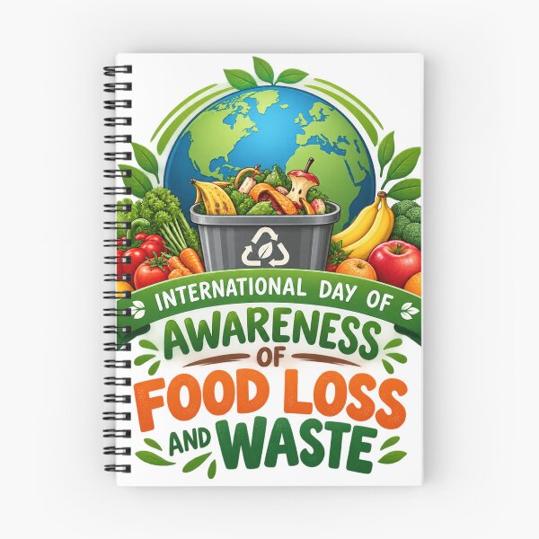 Item preview, International Day of Awareness of Food Loss and Waste Earth Recycling Design designed and sold by CreativeNest Prints.