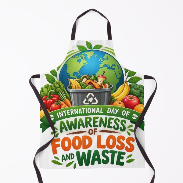 Item preview, International Day of Awareness of Food Loss and Waste Earth Recycling Design designed and sold by CreativeNest Prints.