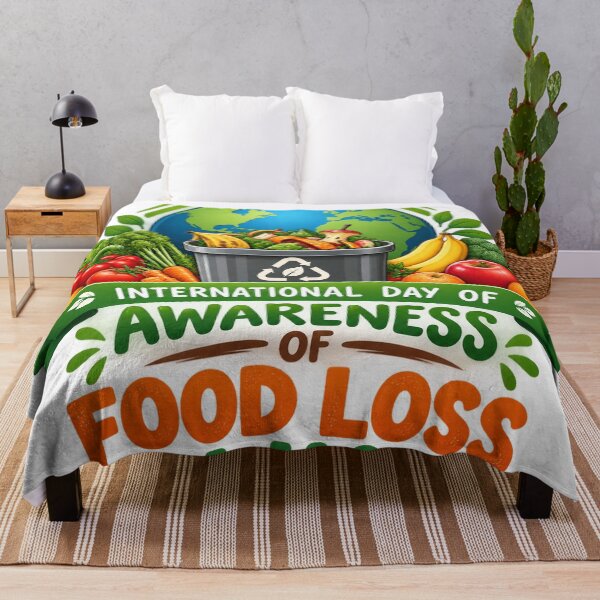 Item preview, International Day of Awareness of Food Loss and Waste Earth Recycling Design designed and sold by CreativeNest Prints.