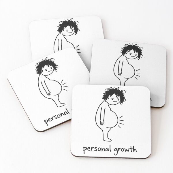 Item preview, Personal growth| Funny sarcastic doodle design  designed and sold by Kreative-Hub.