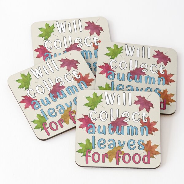 Item preview, Will collect autumn leaves for food designed and sold by mariya-ivanova.