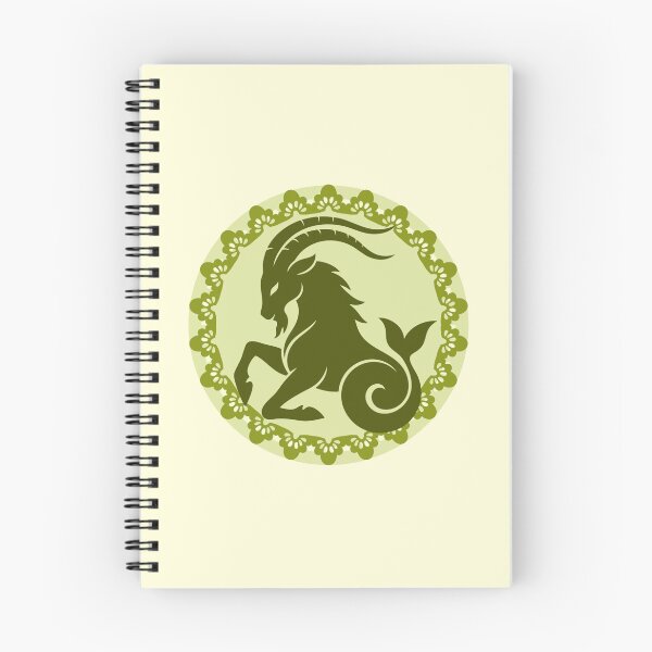 Item preview, Capricorn - green Sea goat   designed and sold by priyankajustine.