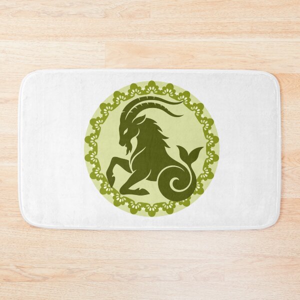 Item preview, Capricorn - green Sea goat   designed and sold by priyankajustine.