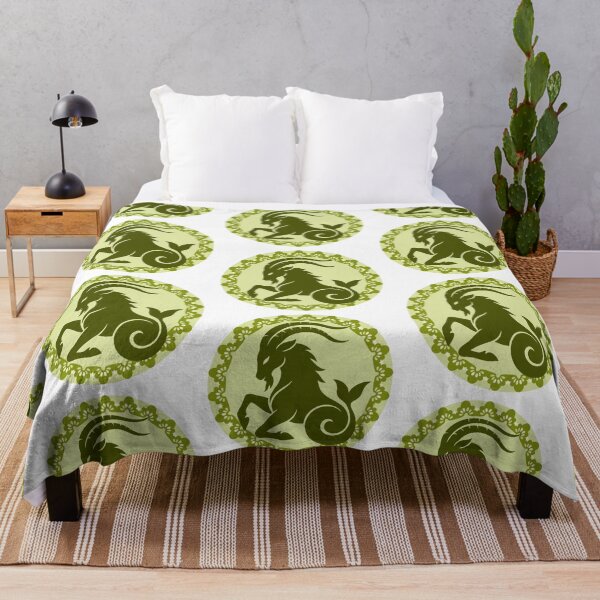 Item preview, Capricorn - green Sea goat designed and sold by priyankajustine.