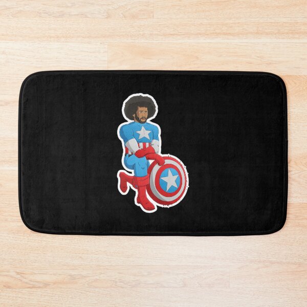 Item preview, The Kneeling Hero Patriotic Shield Art designed and sold by LANCELIAMS.