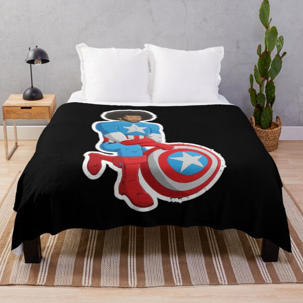 Item preview, The Kneeling Hero Patriotic Shield Art designed and sold by LANCELIAMS.