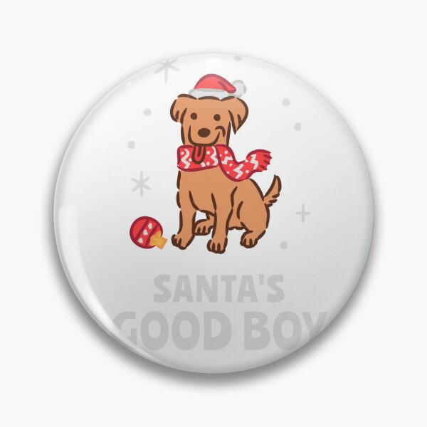 Item preview, Cute Dog with Santa Hat sitting next to Christmas Bauble designed and sold by monkik.