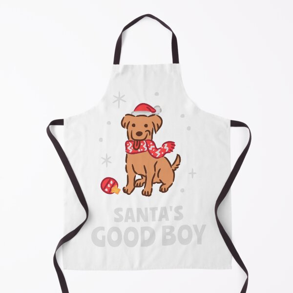 Item preview, Cute Dog with Santa Hat sitting next to Christmas Bauble designed and sold by monkik.