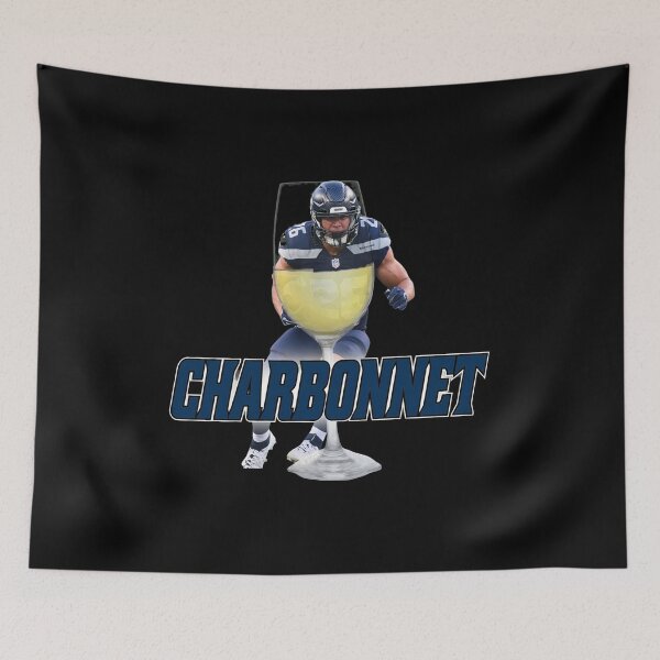 Item preview, Charbonnet Wine Glass Football Pun designed and sold by LANCELIAMS.