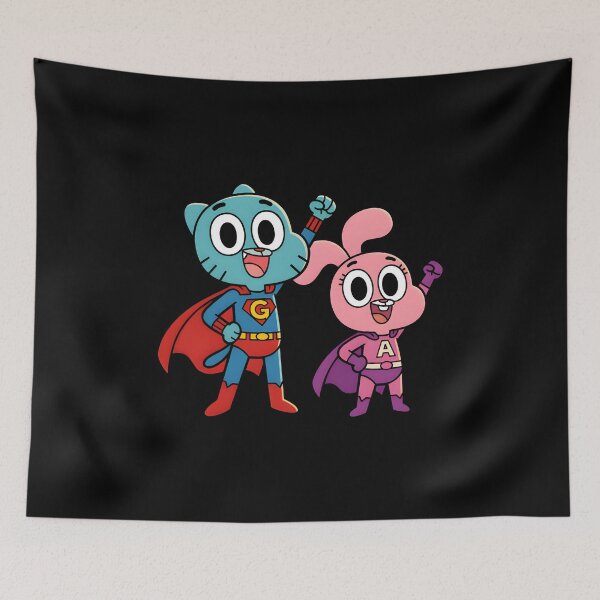 Item preview, Gumball and Anais Superheroes – Cute Cartoon Hero designed and sold by Kate McGovern.