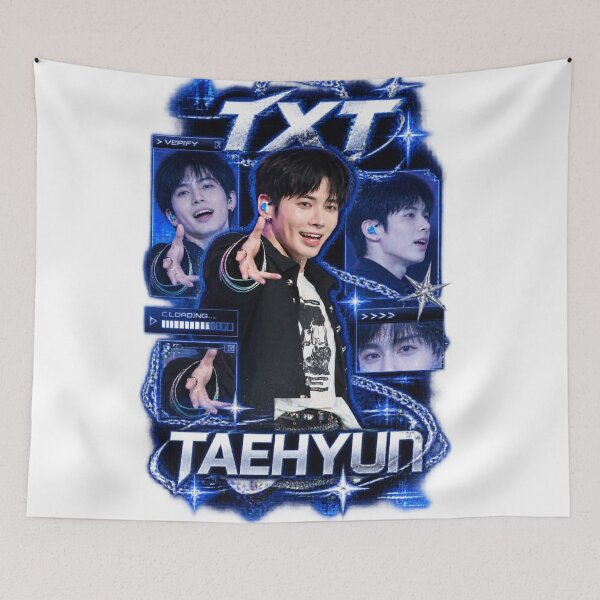 Item preview, Cyber Glitch Typography TXT Taehyun Live Arena Stage designed and sold by Valeree Store.