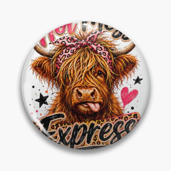 Item preview, Hot Mess Highland Cow Funny Cute Coffee Lover Graphic T-Shirt designed and sold by Dreamers333.