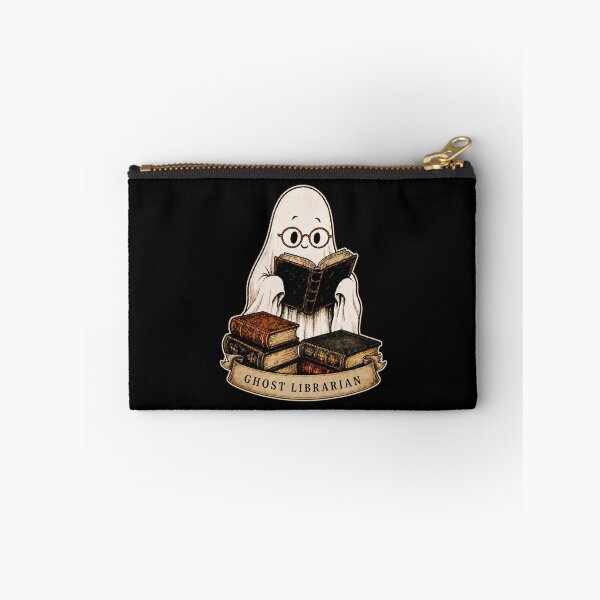 Item preview, Copy of Spooktober Ghost Librarian Cozy Reading Vintage Halloween Book Lover Design designed and sold by PrintInkLab.