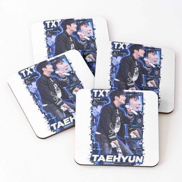 Item preview, Electric Blue Cyberpunk TXT Taehyun Stage Presence designed and sold by Valeree Store.