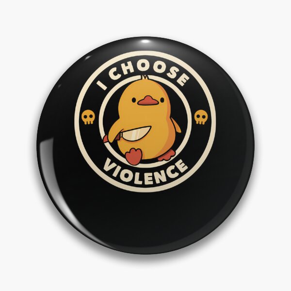 Item preview, I Choose Violence Funny Duck By Tobe Fonseca  designed and sold by burdavell.