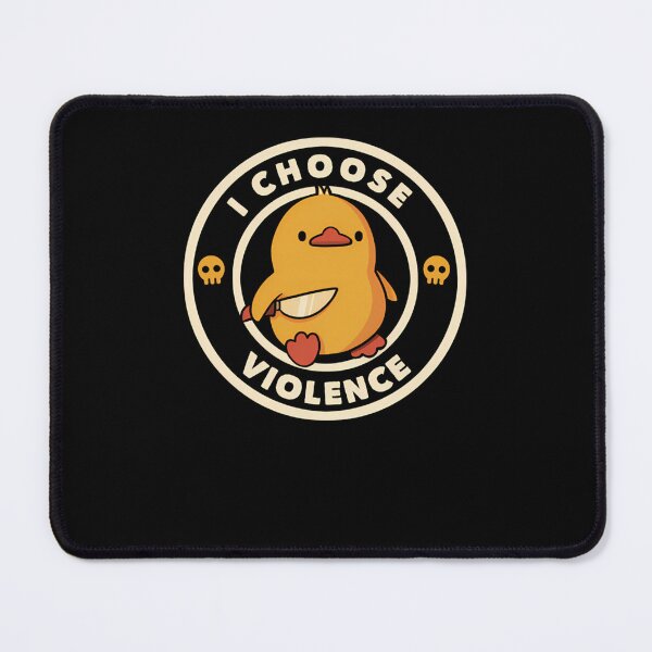 Item preview, I Choose Violence Funny Duck By Tobe Fonseca designed and sold by burdavell.