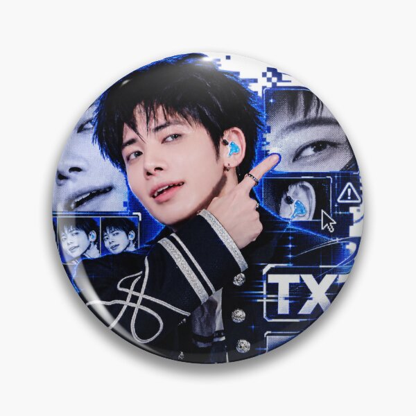 Item preview, TXT Taehyun High Note Power Cyber Blue Graphic designed and sold by Valeree Store.