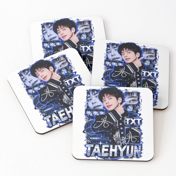Item preview, TXT Taehyun High Note Power Cyber Blue Graphic designed and sold by Valeree Store.
