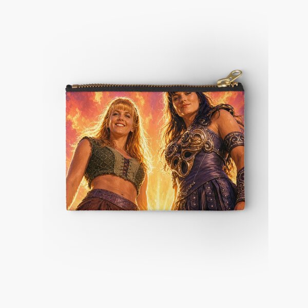 Item preview, Xena and Gabrielle Warrior Princess Cinematic Sunset designed and sold by ElvisVintagePosters.
