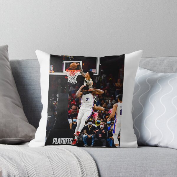 Item preview, John Collins Dunking Over Joel Embiid Basketball Artwork designed and sold by BaneKostic.