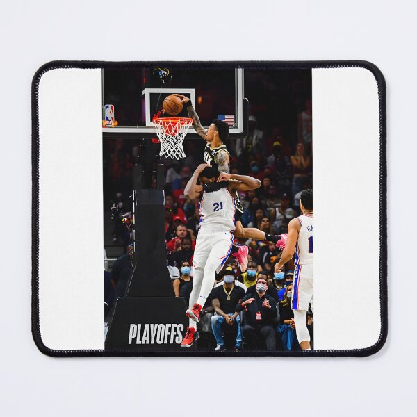 Item preview, John Collins Dunking Over Joel Embiid Basketball Artwork designed and sold by BaneKostic.