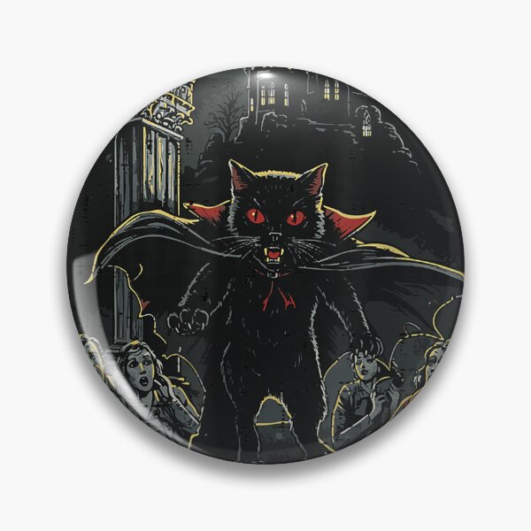 Item preview, Halloween Cat Night of The Vampurr Vampire  designed and sold by DropTheChan.