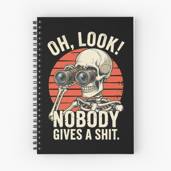 Item preview, Oh Look Nobody Gives A Shit Skeleton Binoculars designed and sold by Tmer-N5lawi.
