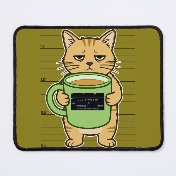 Item preview, ORANGE CAT MUGSHOT designed and sold by cloneshark.