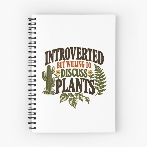 Item preview, Introverted but Willing to Discuss Plants Vintage Gardener designed and sold by urbinet.
