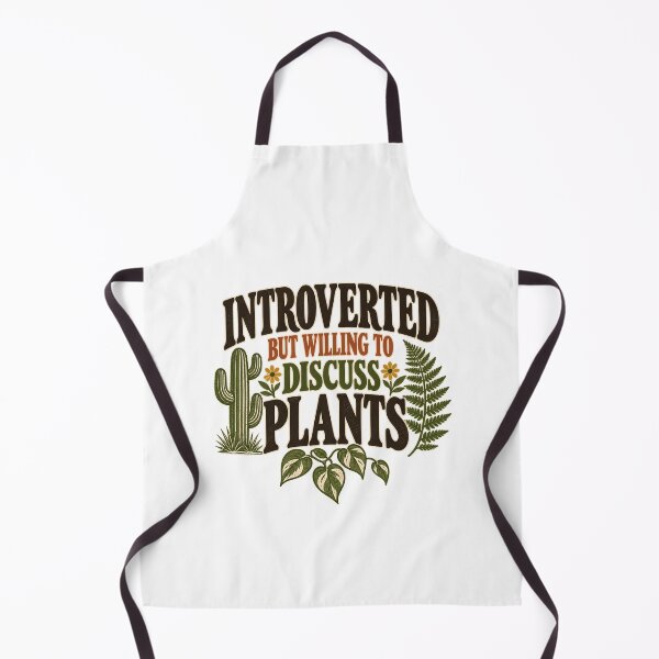 Item preview, Introverted but Willing to Discuss Plants Vintage Gardener designed and sold by urbinet.