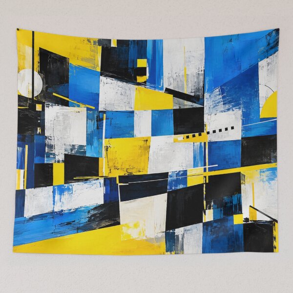 Item preview, Geometric color tension composition designed and sold by Sigtrix.