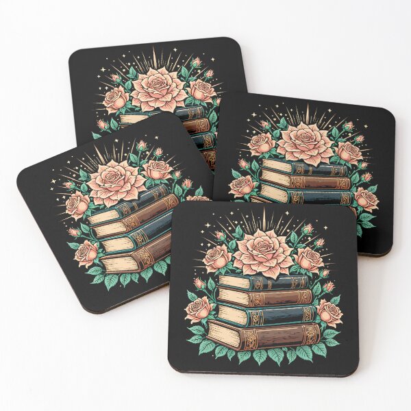 Item preview, Vintage Books & Blooming Roses designed and sold by The Assortment.
