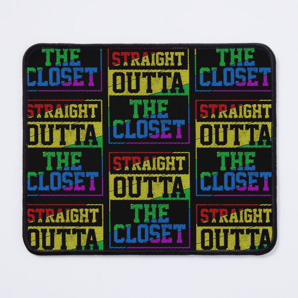 Item preview, Straight Outta The Closet LGBT Gay Pride Month Rainbow Funny designed and sold by RamonaTeal.