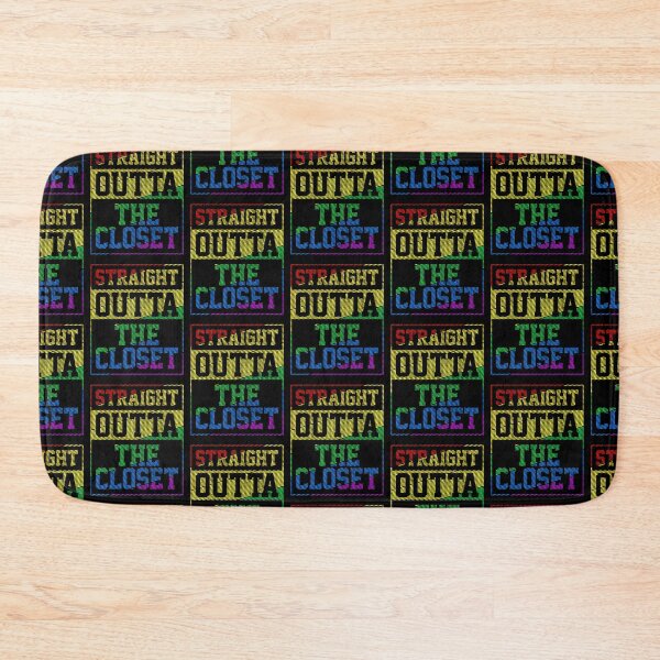 Item preview, Straight Outta The Closet LGBT Gay Pride Month Rainbow Funny  designed and sold by RamonaTeal.