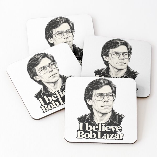 Item preview, I believe Bob Lazar - High Contrast Graphic Portrait designed and sold by thefreezoneart.