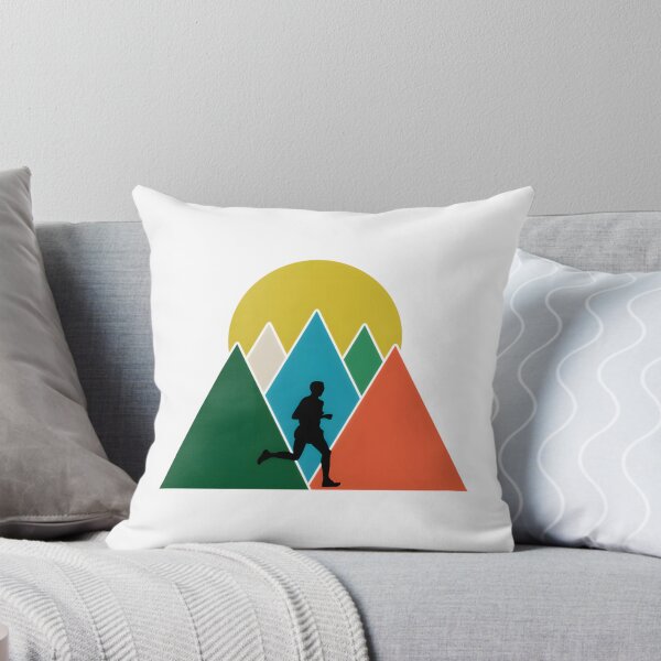 Item preview, Triangle Mountains Trail Runner Graphic Design for Outdoor Enthusiasts designed and sold by UltimateOps.
