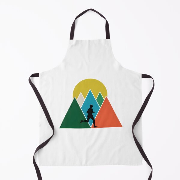 Item preview, Triangle Mountains Trail Runner Graphic Design for Outdoor Enthusiasts designed and sold by UltimateOps.