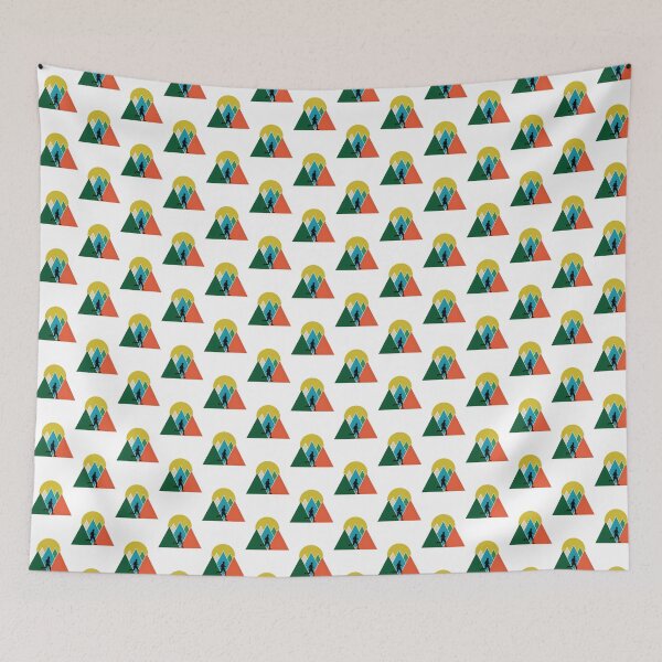 Item preview, Triangle Mountains Trail Runner Graphic Design for Outdoor Enthusiasts designed and sold by UltimateOps.