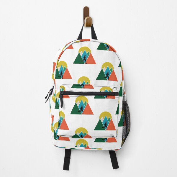 Item preview, Triangle Mountains Trail Runner Graphic Design for Outdoor Enthusiasts designed and sold by UltimateOps.
