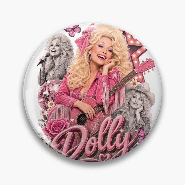 Item preview, Vintage Dolly Pink Country Music Queen designed and sold by CSarang.