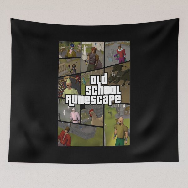 Item preview, Olds School RuneScapes GTA Style Collage designed and sold by Tmer-N5lawi.