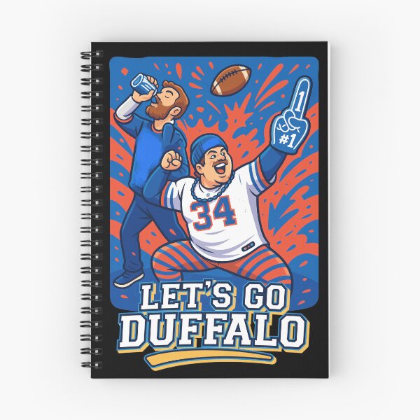 Item preview, Lets Go Duffalo Funny Blue Red Football Fans Art designed and sold by EvanHilldgfgh.