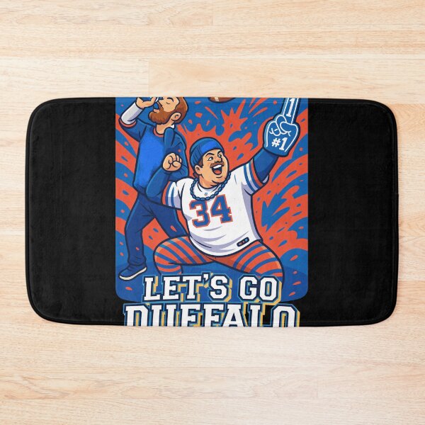 Item preview, Lets Go Duffalo Funny Blue Red Football Fans Art designed and sold by EvanHilldgfgh.