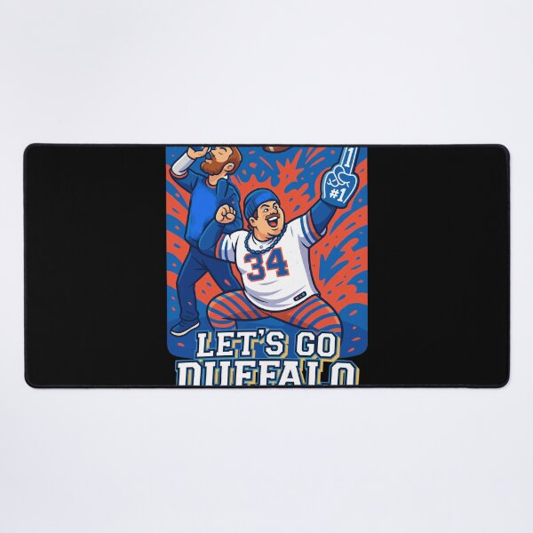 Item preview, Lets Go Duffalo Funny Blue Red Football Fans Art designed and sold by EvanHilldgfgh.