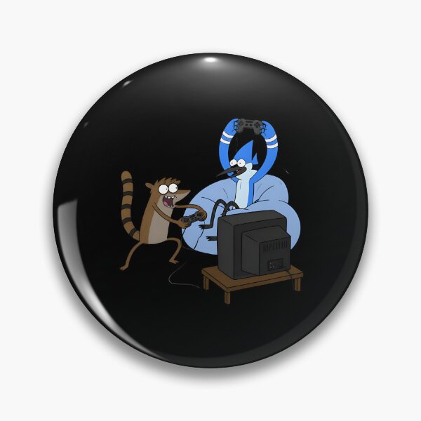 Item preview, Mordecai And Rigby Retro Pizza Video Games designed and sold by Kate McGovern.