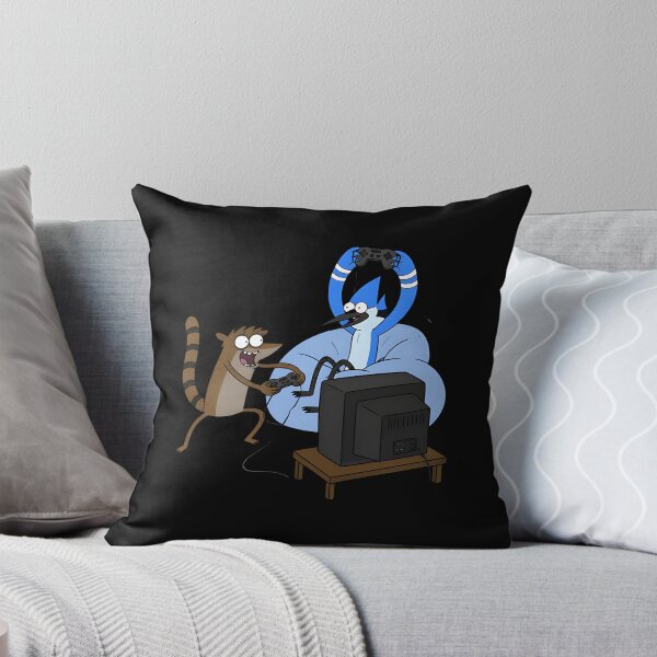 Item preview, Mordecai And Rigby Retro Pizza Video Games designed and sold by Kate McGovern.