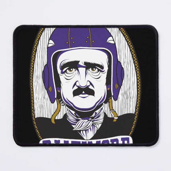 Item preview, Edgar Allan Poe Baltimore Football Helmet Art designed and sold by EvanHilldgfgh.
