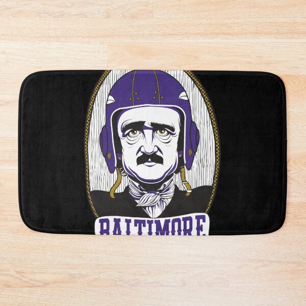 Item preview, Edgar Allan Poe Baltimore Football Helmet Art designed and sold by EvanHilldgfgh.