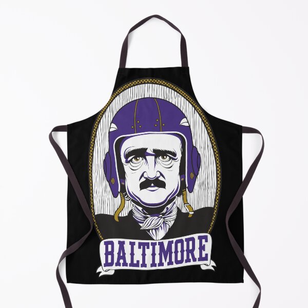 Item preview, Edgar Allan Poe Baltimore Football Helmet Art designed and sold by EvanHilldgfgh.